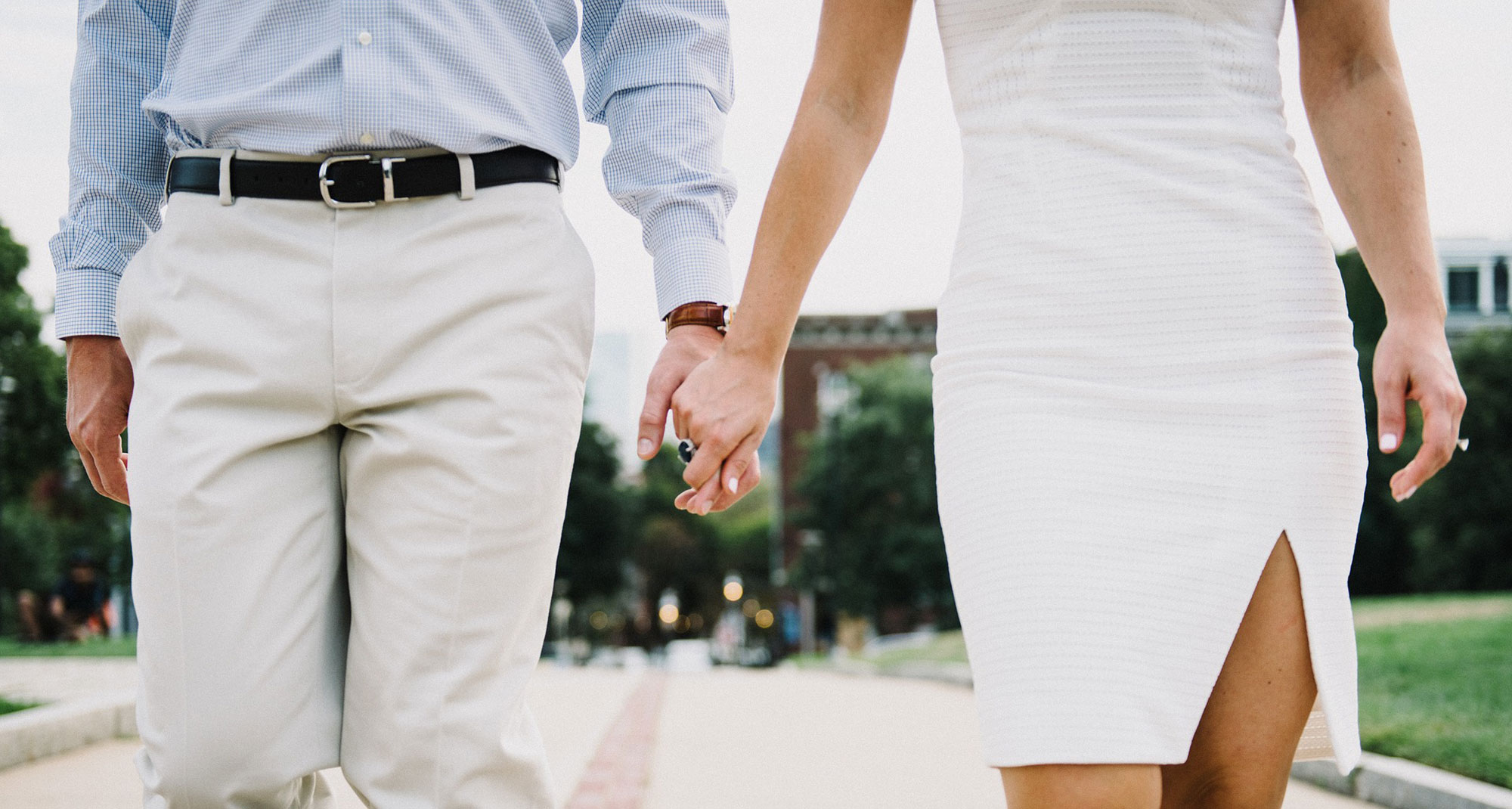 Man & Woman Holding Hands