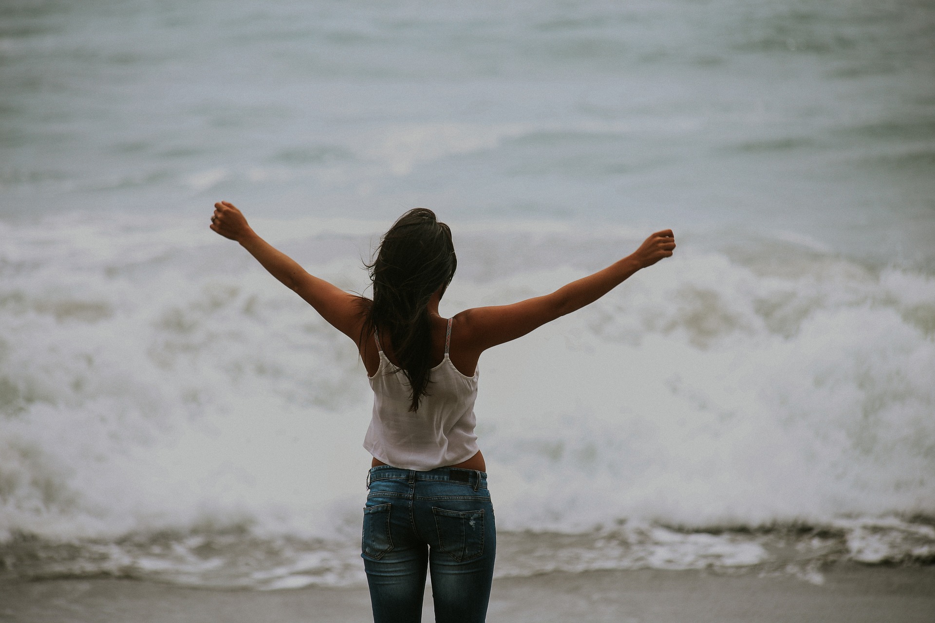 Woman At Beach