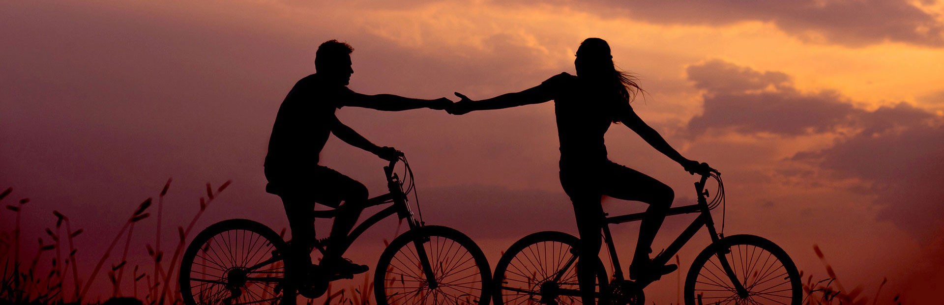 Couple On Bicycles